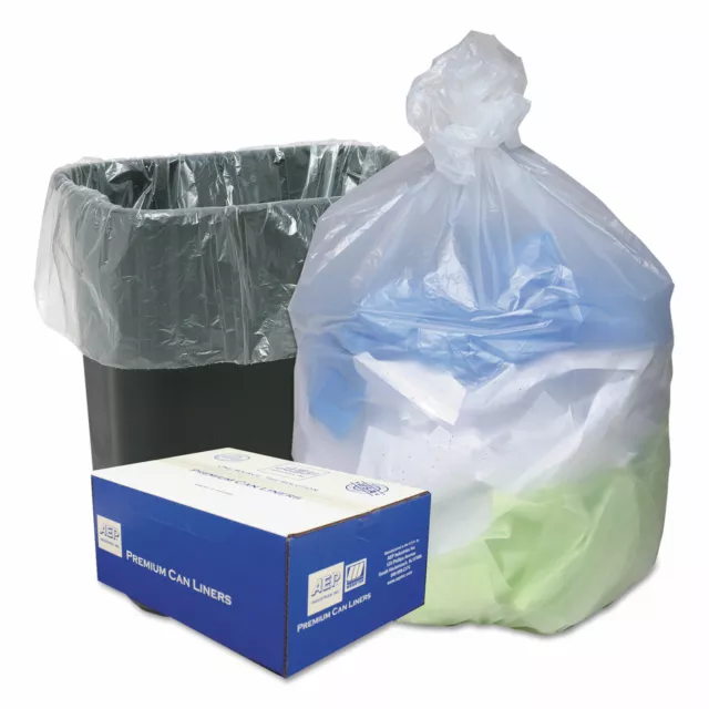 Ultra Plus High Density Can Liners 16gal .315mil 24 x 33 Natural 200/Carton