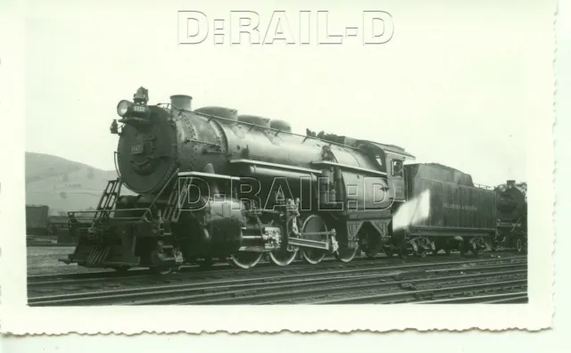 9B678 RP 1939/60s DELAWARE & HUDSON RAILROAD 2-8-0  LOCOMOTIVE #1117 ONEONTA NY