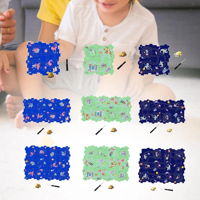 Puzzles Track Play Set DIY Assembling Preschool Educational Toy Track Building