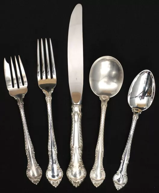 Gorham Silver English Gadroon  5 Piece Place Setting 6036200