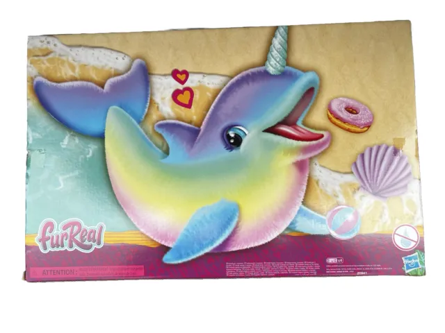 FurReal Wavy Narwhal Interactive Animatronic Plush Toy-Brand New