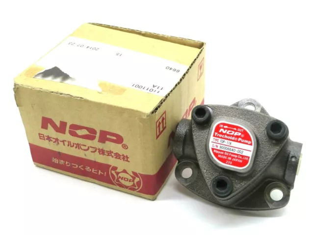 New Nippon Oil Pump Co. Top-11A Trochoid Pump Top11A