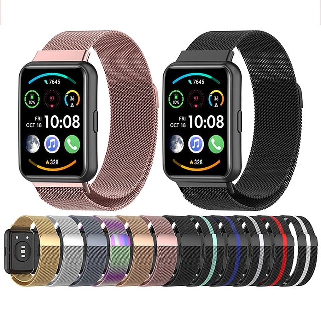 Milanese Armband für Huawei Watch Fit 2 Edelstahl Uhrenarmband Strap Ersatzband