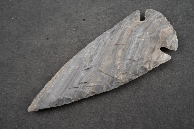 4.2" Flint Spearhead Ohio Collection Spear Point Knife Blade Arrowhead 434