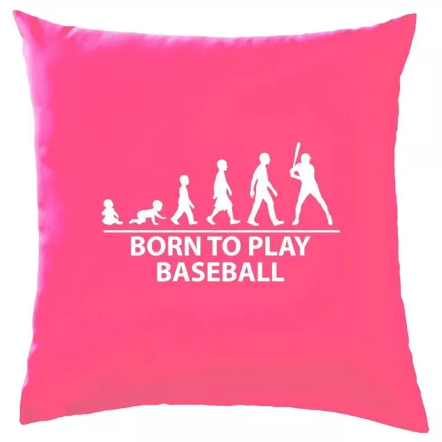 Né Pour Jeu Baseball - Coussin - Base Balle Lecteur Ventilateur Love