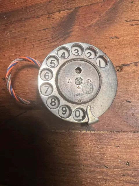 BAKELITE  200/300 series TELEPHONE DIAL with cable No12  (e)
