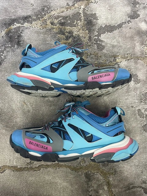BALENCIAGA TRACK TRAINER Blue Pink EU 44 US 11 UK 10 542023 EUR 244 60 PicClick FR