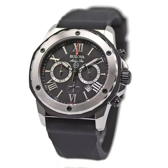 Montre Bulova Femme à Quartz - Cadran Blanc Avec Diamants, Acier Argenté