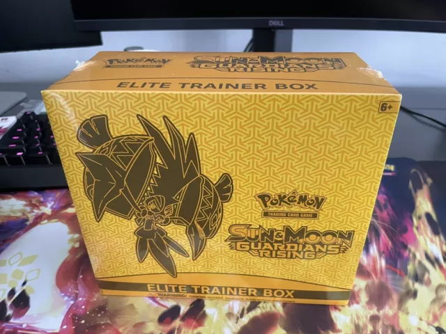 Pokemon Sun & Moon Guardians Rising Elite Trainer Box ETB. Pokémon TCG.