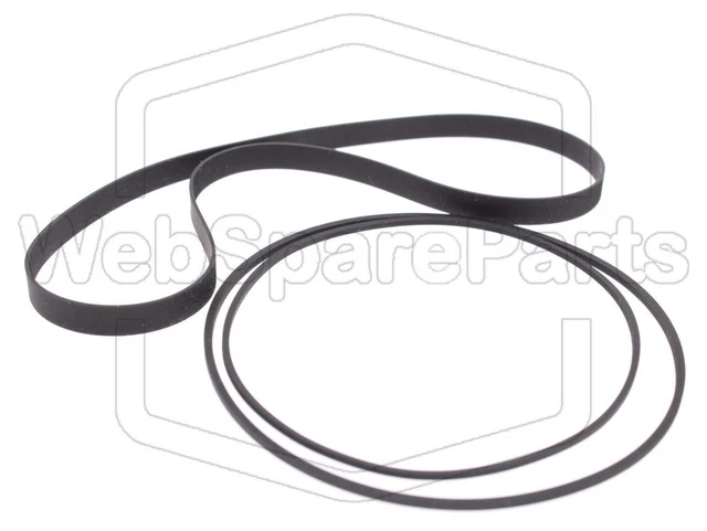 5 Cinghie Di Ricambio Per Lettore Cassette Doppio Deck Sony TC-WE305 (TCWE305)