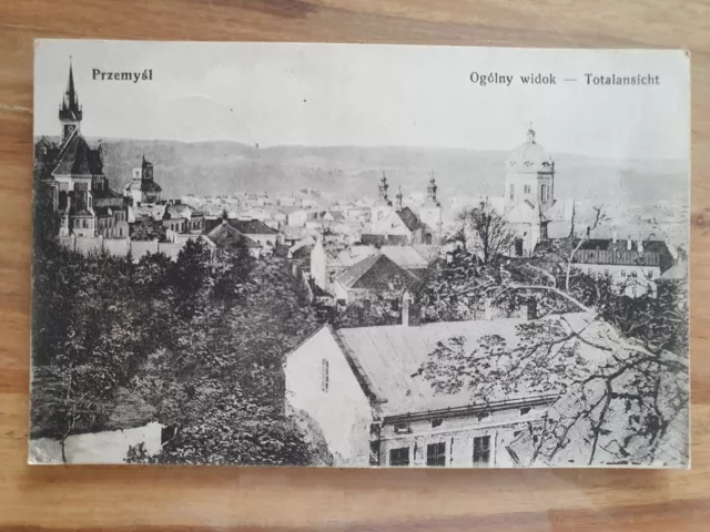 AK/Postkarte: Przemysl Widok ogolny Totalansicht, Polen; gelaufen FP 1915