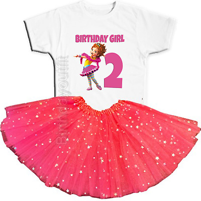 Fancy Nancy Party 2nd Birthday Fuchsia Tutu Outfit Personalized Name option