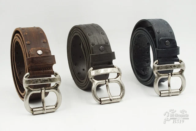 Ceinture En Cuir BW Bundeswehr Noire - Longueur Réglable 90-160 Cm, Boucle Militaire, Style Armée, Neuf Avec étiquettes