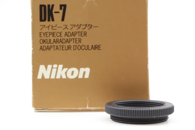 [Top COMO NUEVO en caja] Adaptador para oculares Nikon DK-7 para F5 F4 F3HP F90 F801 de JAPÓN