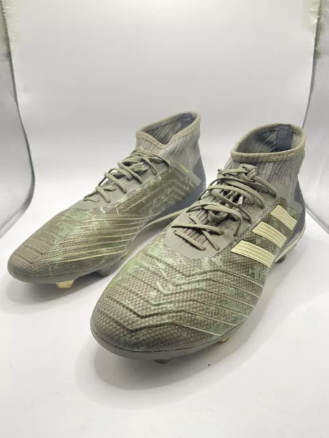 ADIDAS PREDATOR 19.2 FG Football Boots Camo Legacy Green UK Size 8 Men s 38.00 PicClick UK