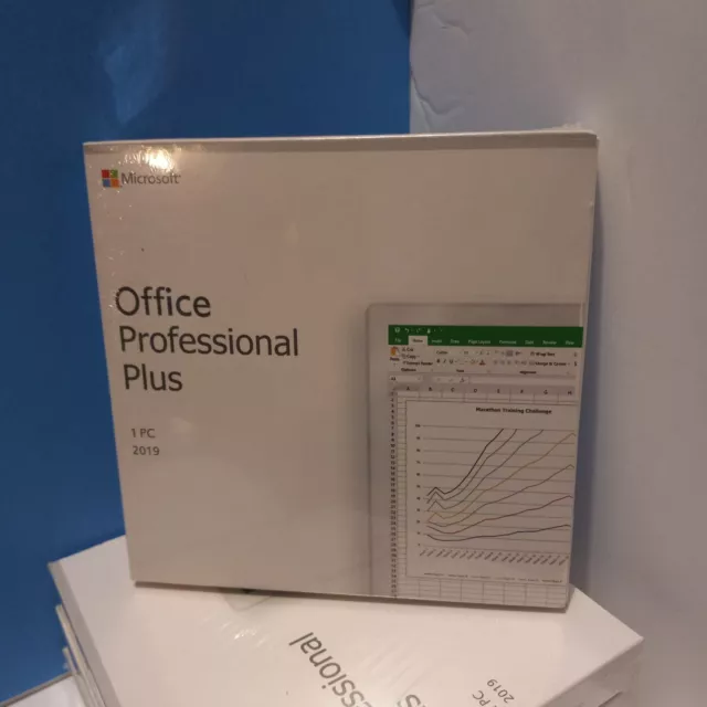 Microsoft Office Pro Plus 2019 For 1Pc Only DVD + Key card