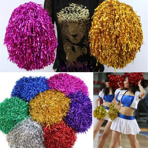 1X Pom Pom Cheerleader Cheerleading Cheer Pom Pom Dance Party Decor CuSJUKL.Q1