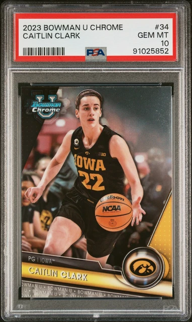2023 Topps Bowman U Now #63 Caitlin Clark Iowa Hawkeyes AUTO AUTOGRAPH...