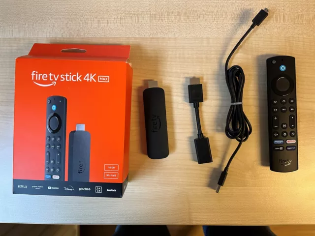 Amazon Fire TV Stick 4K Max Media Streamer mit Alexa-Sprachfernbedienung 3. Gen