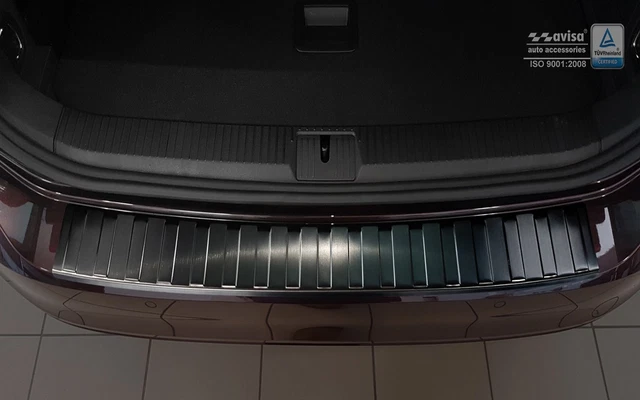 Ladekantenschutz für Volkswagen Passat B8 Variant 3G5 2014-18 Schwarz Edelstahl