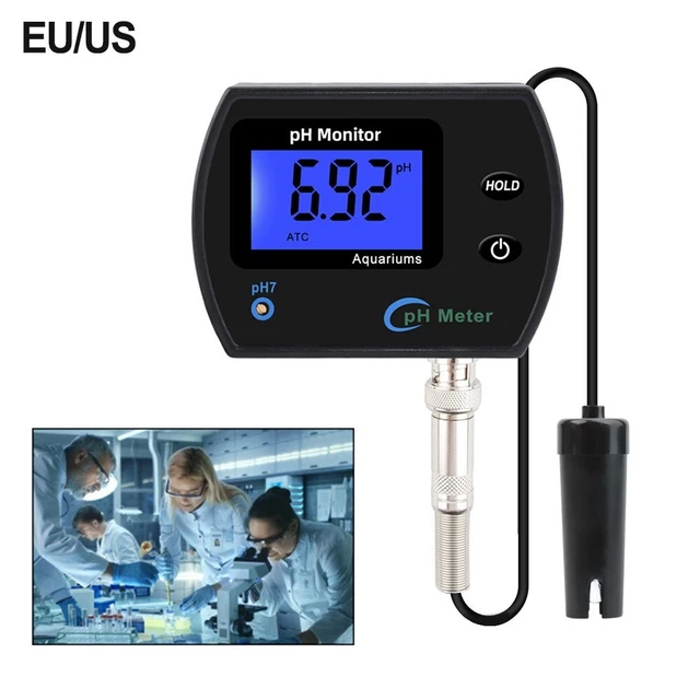 Misuratore Digitale Di PH E Temperatura - Per Acquario, Idroponica E Laboratorio, Con Calibrazione Automatica E Sonda Intercambiabile - Foto 11