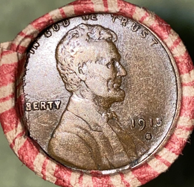 1 US Lincoln Wheat Cent 1C Penny Roll 1915-S/1922-D (50 Coins) 40%+ Pre-1940