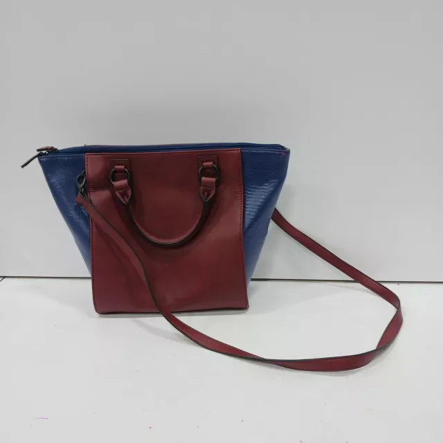 Danielle Nicole Alexandria Navy & Maroon Tote Purse Bag