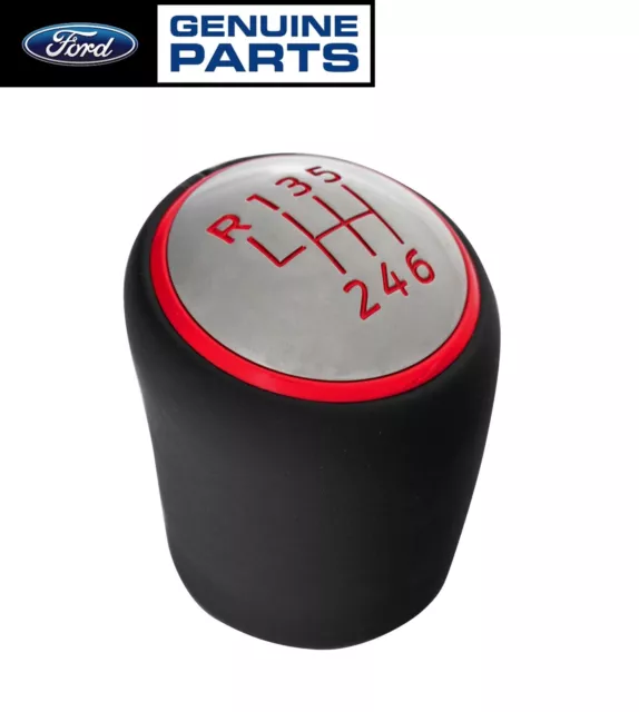 2015-2023 Mustang GT350 GT-350 Genuine Ford 6 Speed Shift Shifter Knob Red Trim