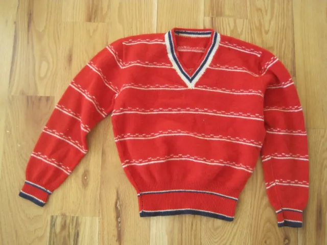 Wool Ugly Christmas Vintage Sweater Childs Size 10-12