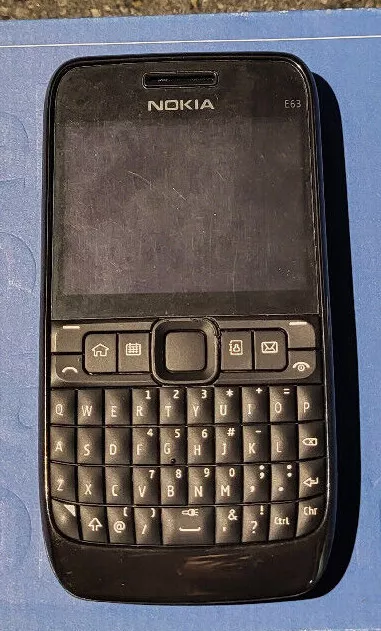 Nokia E Series E63 - Black (Unlocked) Smartphone