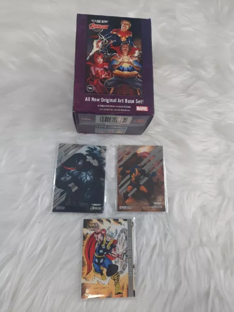 2022 Upper Deck Fleer Ultra Marvel Avengers: Singles Complete Set Base & Green