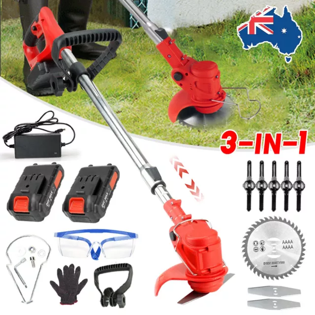 Whipper Snipper Cordless Electric Grass Trimmer Garden Lawn Cutter Brush Mower