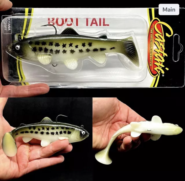 CASTAIC SOFT PLASTIC Boot Tail Swim-bait Baby Bass 4” Search Bait