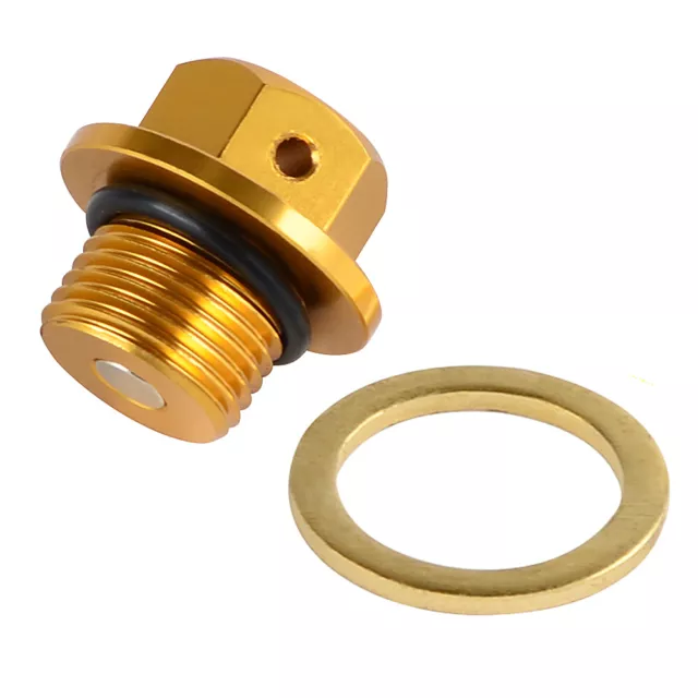 Gold Magnetic Oil Drain Plug for Suzuki GSX-R600/750/1000/400 Bandit GSF Katana