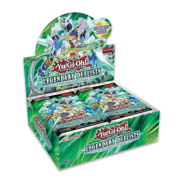 Yugioh Legendary Duelists: Synchro Storm 1st Edition Booster Box Display 36 Pack