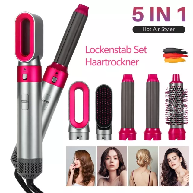 5 in 1 Haarstyler Lockenwickler Bürste Haartrockner Airwrap Curling Hair dryer