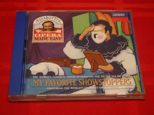 Pavarotti's Music Made Easy My Favorite Show Stoppers 1994 CD Opera Nucci Freni