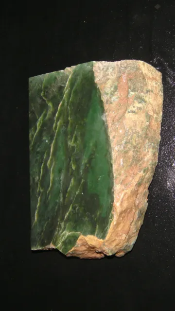 Large Old Siberian Green Jade Slab  5  1/2 +   Pounds   Russia