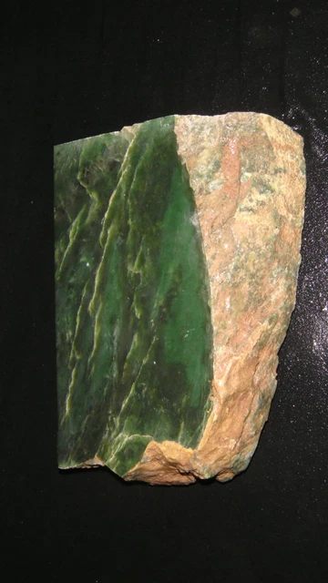 Large Old Siberian Green Jade Slab  5  1/2 +   Pounds   Russia