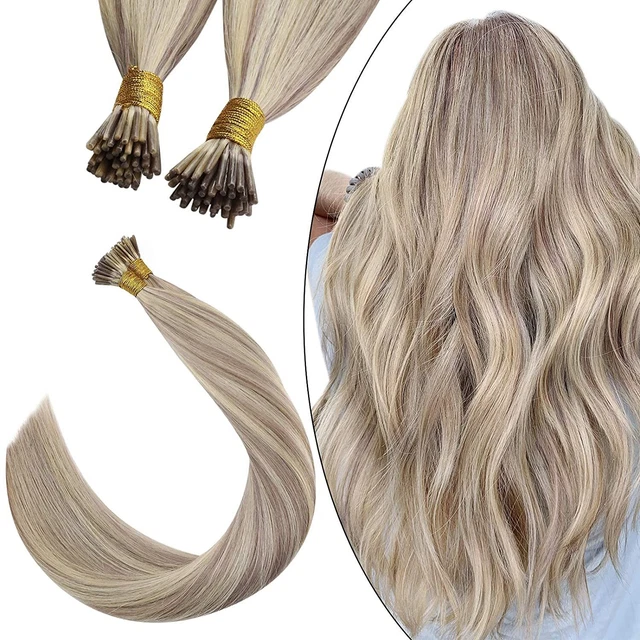 Estensioni capelli punta capelli umani Remy Fusion capelli naturali estensioni capelli dritti