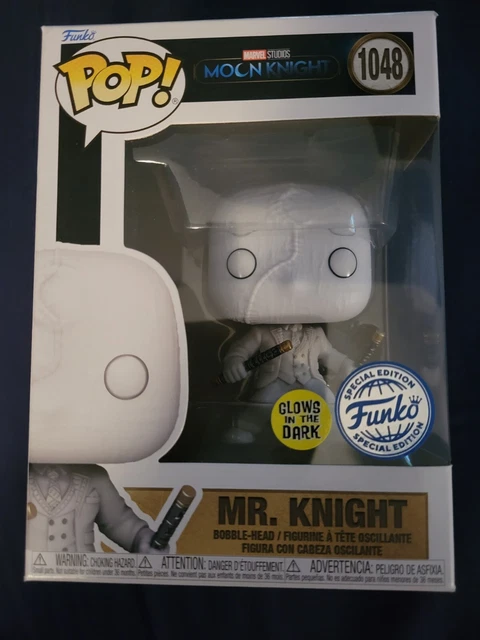 Funko Pop! Moon Knight Mr Knight Marvel #1048  Exclusive Glow In The Dark