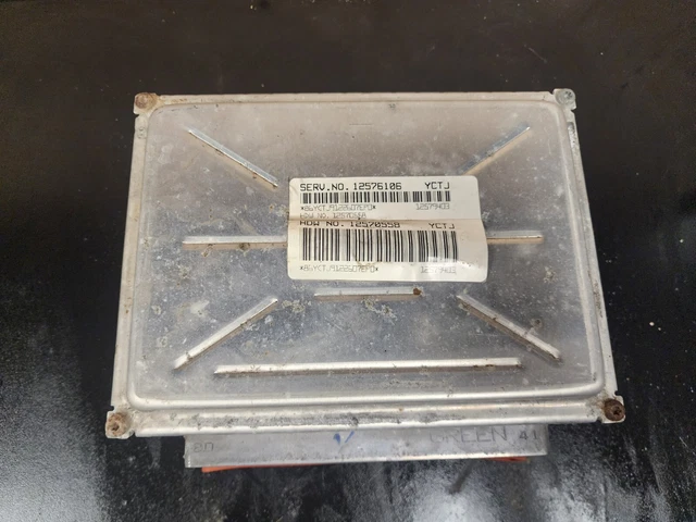 Ecu Ecm Computer 2003 GMC Sierra PCM/ECM Engine Computer - Pre-Programmed To Your VIN (12576106) Ecm Programming Tool - Foto 8