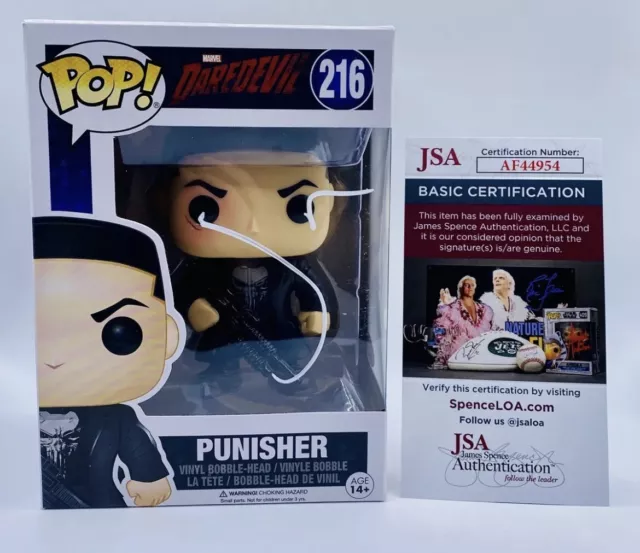 Jon Bernthal Signed Funko Pop Punisher #216 Daredevil Marvel w/ JSA COA