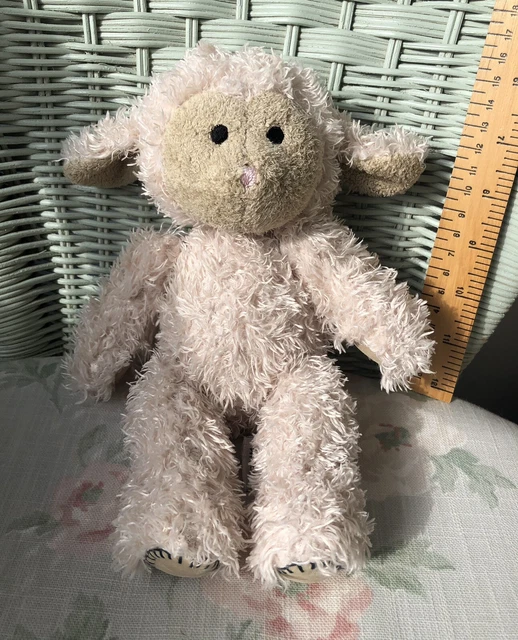 VINTAGE JELLYCAT FUZZY Fellow Jointed Sheep Lamb Soft Chime Toy