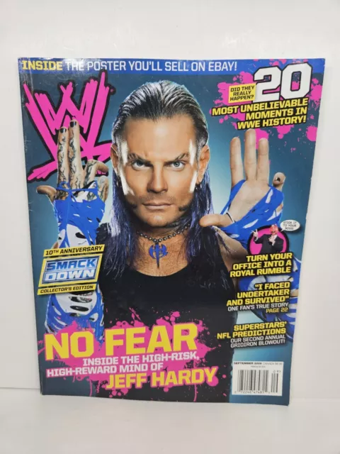 ❗️WWE❗️[VERY GOOD] Jeff Hardy *Wrestling Magazine* (September, 2009) ✔️