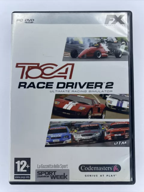 Toca Race Controlador 2 PC Dvd-rom Ultimate Racing Simulator Juego Game Eng Pal