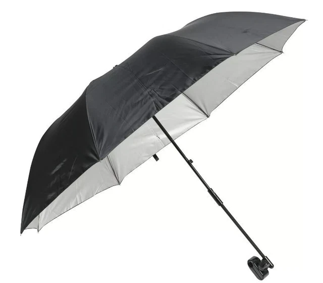 Large 42"x42" Umbrella ONLY for Outdoor Chair Canopy Sun Shade with Clamp Black