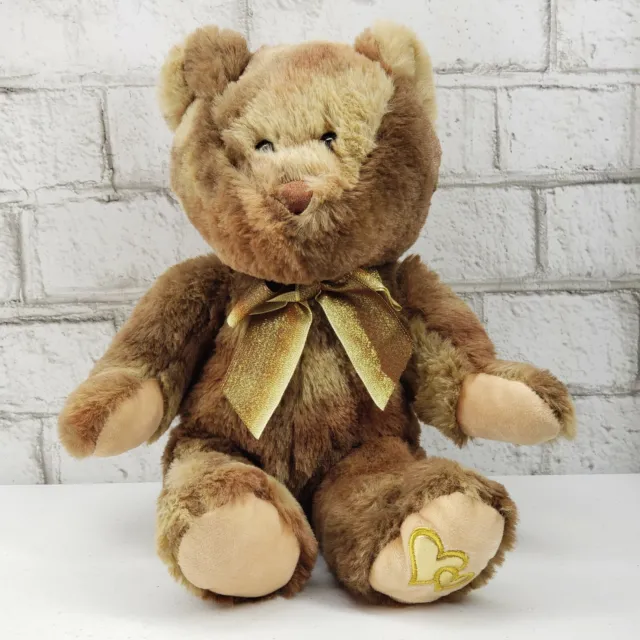 Valentines Brown Teddy Bear Stuffed Animal 11" Inch Plush Wal Mart