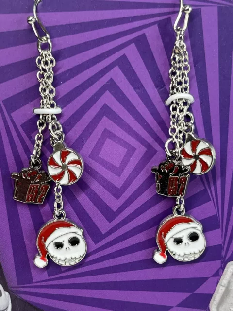 The Nightmare Before Christmas Dangle Earrings 30th Anniversary New Disney