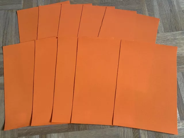 10 ud. ~DIN A4 arcos artesanales ~20x30cm 2050 naranja p. ej. para cadenas de banderines